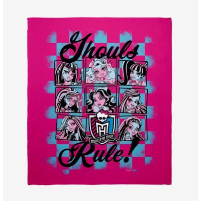 Monster High Ghoul’s Rule Throw Blanket