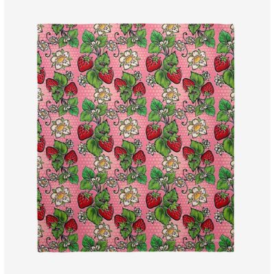 Strawberry Shortcake Strawberry Vines Throw Blanket