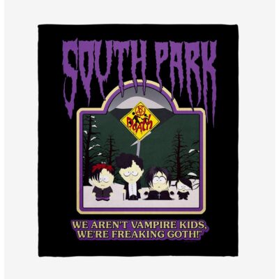 South Park Goth Kids Throw Blanket