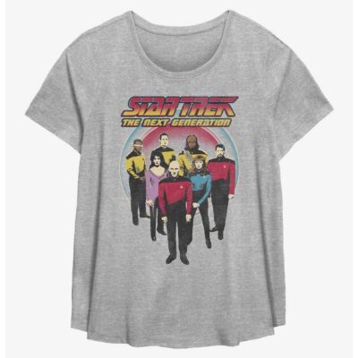 Star Trek Star Trek Group Girls T-Shirt Plus Size