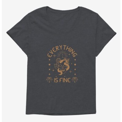 Mystic Everything Fine Girls T-Shirt Plus Size