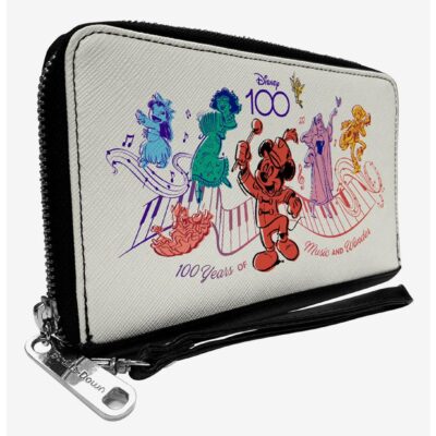 Disney100 Characters 100 Years of Music and Wonder Zip Around Wallet