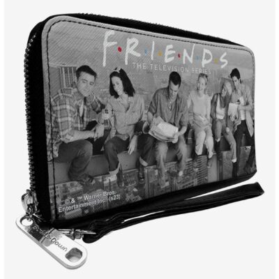 Friends Character Lunch On A Skyscraper Zip Around Wallet