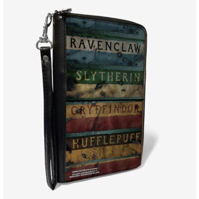 Harry Potter Houses Burnt Banners Zip Around Wallet