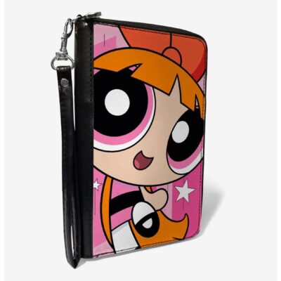 The Powerpuff Girls Blossom Close-Up Pose Zip Around Wallet