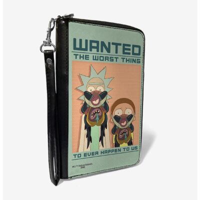 Rick and Morty Wanted Poster The Worst Thing Zip Around Wallet