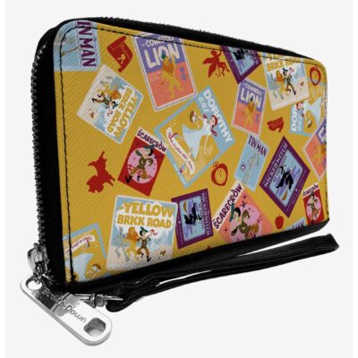 The Wizard of Oz Characters Scenes and Icons Zip Around Wallet