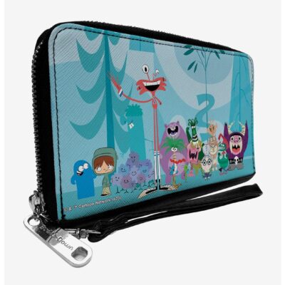 Fosters Home For Imaginary Friends Group Zip Around Wallet