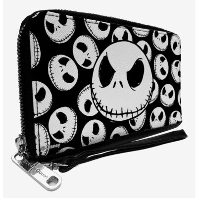 Disney Nightmare Before Christmas Jack Expression Zip Around Wallet