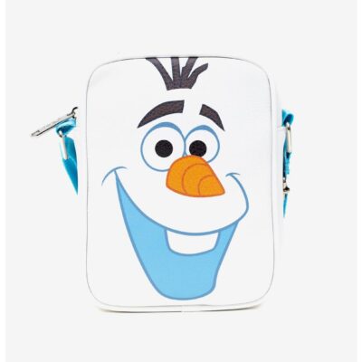 Disney Frozen Olaf Smiling Face Character Close Up Crossbody Bag