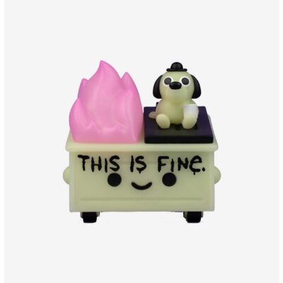 This Is Fine Dumpster Fire (Glow in the Dark) by 100% Soft