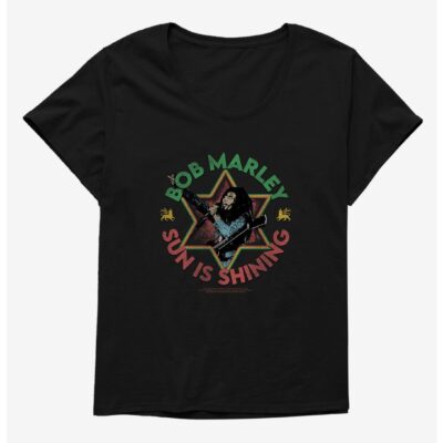 Bob Marley Sun Is Shining Girls T-Shirt Plus Size