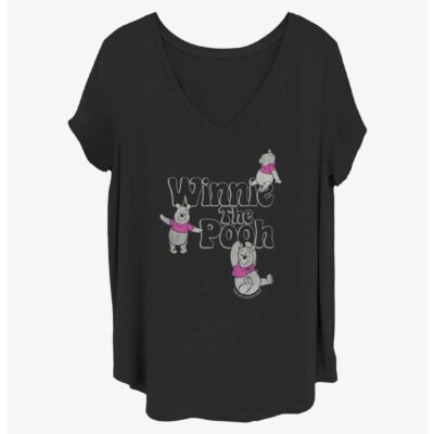 Disney Winnie The Pooh Soft Pop Winnie Girls T-Shirt Plus Size