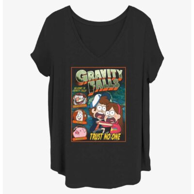 Disney Gravity Falls Comic Cover Girls T-Shirt Plus Size